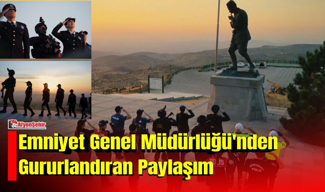 Emniyet Genel Müdürlüğü, Büyük Taarruz’un 104. yıl dönümü dolayısıyla sosyal