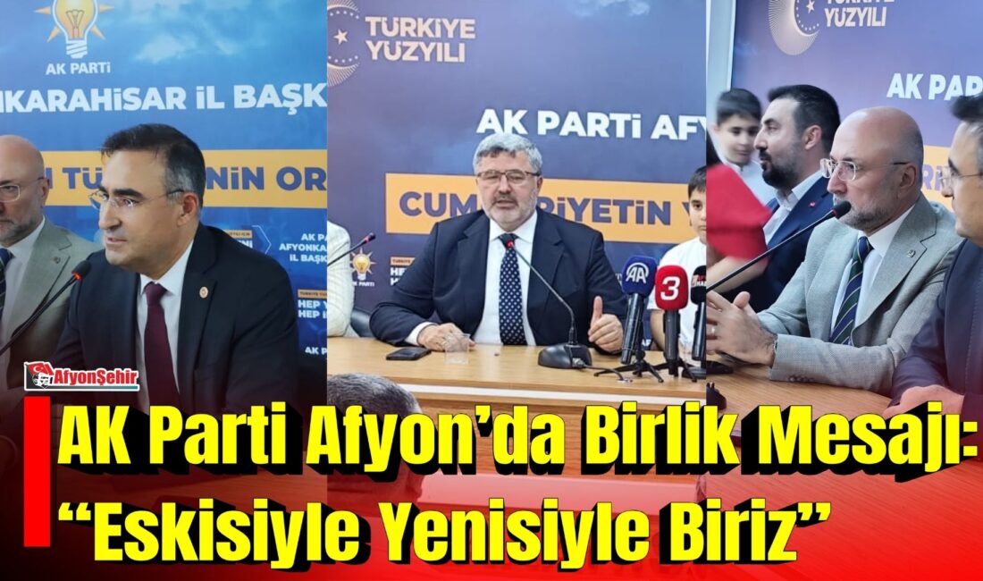 AK Parti Afyonkarahisar İl Başkanlığı görevine getirilen Dr. Özgür Kavak,