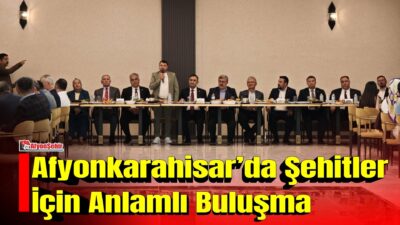 Giresun’dan Afyonkarahisar’a gelen vatandaşlar, şehitlerin aziz hatırasını yâd etmek amacıyla