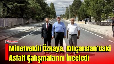 AK Parti Afyonkarahisar Milletvekili Ali Özkaya, Kılıçarslan beldesinde sürdürülen sıcak