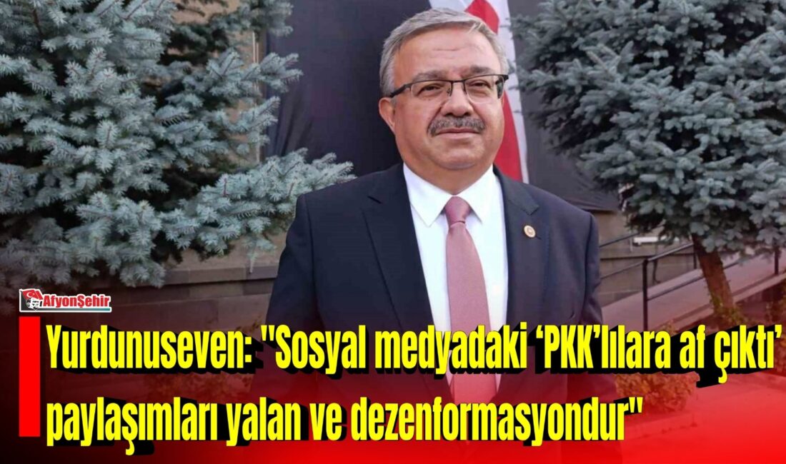 TBMM Başkanlık Divanı Katip Üyesi ve Afyonkarahisar Milletvekili İbrahim Yurdunuseven,