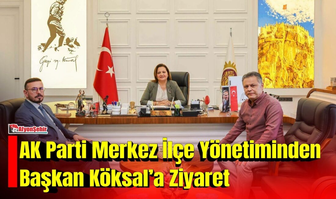 AK Parti Afyonkarahisar Merkez İlçe Başkanı Halit Özdemir ve Merkez