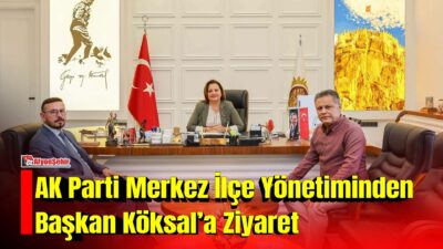 AK Parti Afyonkarahisar Merkez İlçe Başkanı Halit Özdemir ve Merkez
