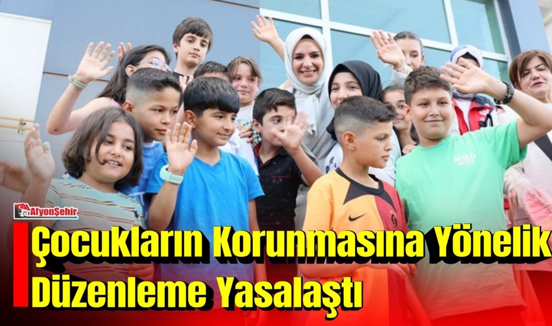 Aile ve Sosyal Hizmetler Bakanı Mahinur Özdemir Göktaş, çocukların korunmasına