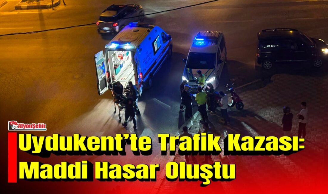 Uydukent’te Trafik Kazası: Maddi Hasar Oluştu Afyonkarahisar’ın Uydukent bölgesinde otomobil ile motosikletin karıştığı trafik kazası meydana