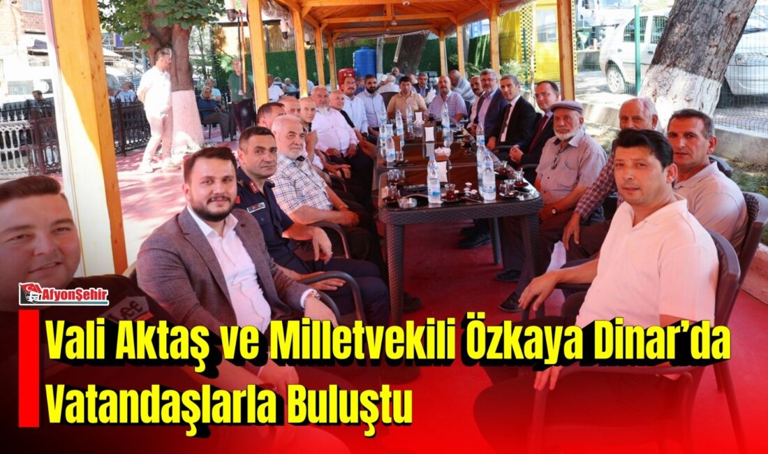 Afyonkarahisar Valisi Dr. Naci Aktaş ve AK Parti Afyonkarahisar Milletvekili