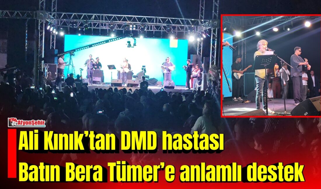 Ali Kınık’tan DMD hastası Batın Bera Tümer’e anlamlı destek DMD kas hastalığıyla mücadele eden Batın Bera Tümer için sürdürülen