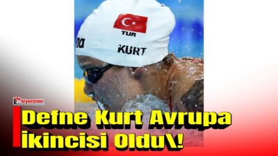 Fransa’da düzenlenen Avrupa Yüzme Şampiyonası’nda milli sporcu Defne Kurt, önemli