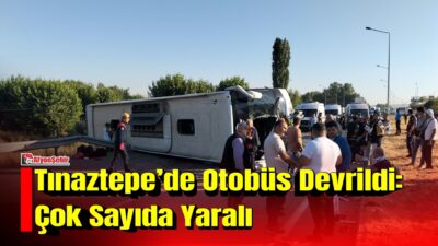Afyonkarahisar’ın Sinanpaşa ilçesine bağlı Tınaztepe beldesinde yolcu otobüsü devrildi.