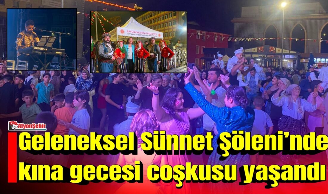 Afyonkarahisar Belediyesi tarafından her yıl geleneksel olarak düzenlenen Sünnet Şöleni
