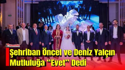 Afyonkarahisar’da Öncel ve Yalçın aileleri, çocuklarının mutluluğuna ortak oldukları özel
