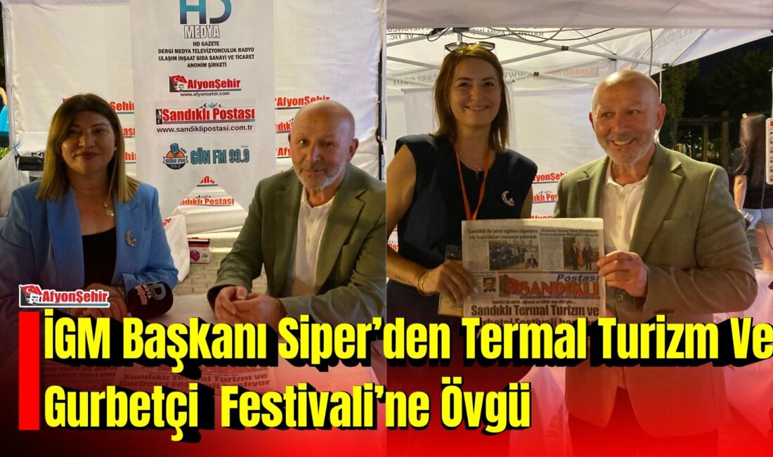 Afyonkarahisar İl Genel Meclis Başkanı Mehmet Siper, HD Medya Afyonşehir