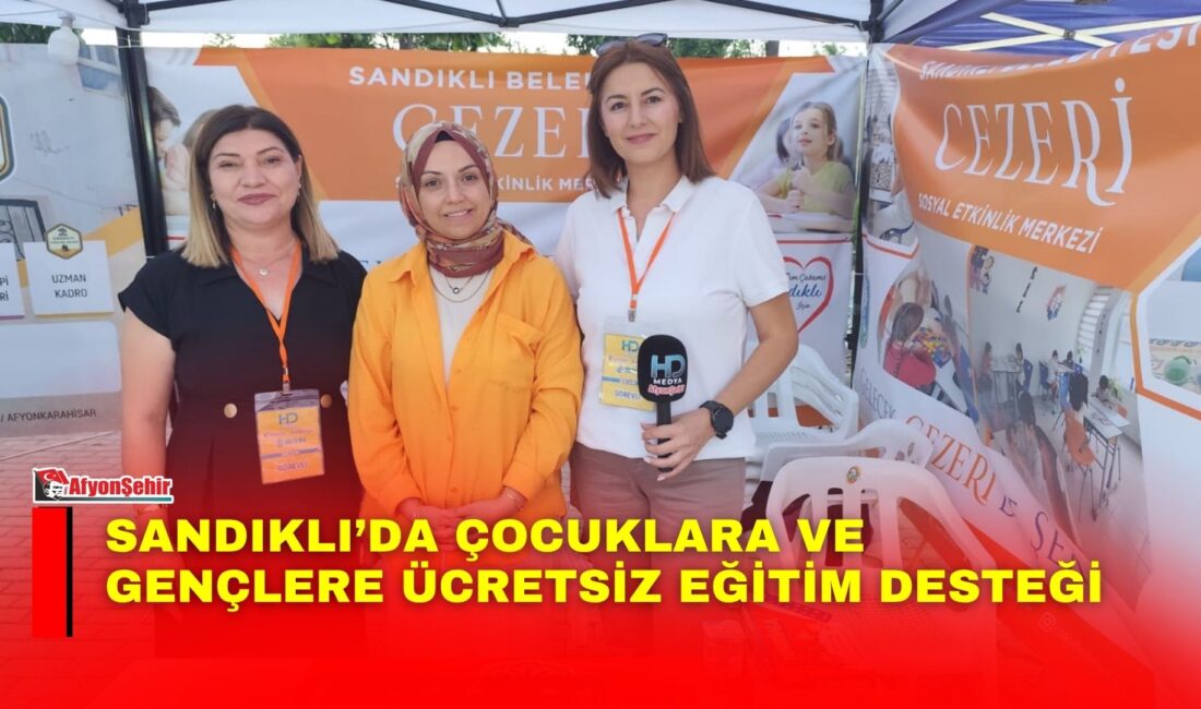 Sandıklı Belediyesi bünyesinde faaliyet gösteren Cezeri Sosyal Etkinlik Merkezi, çocukların