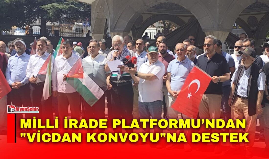 Afyonkarahisar Milli İrade Platformu adına açıklamalarda bulunan Afyonkarahisar temsilcisi Ali