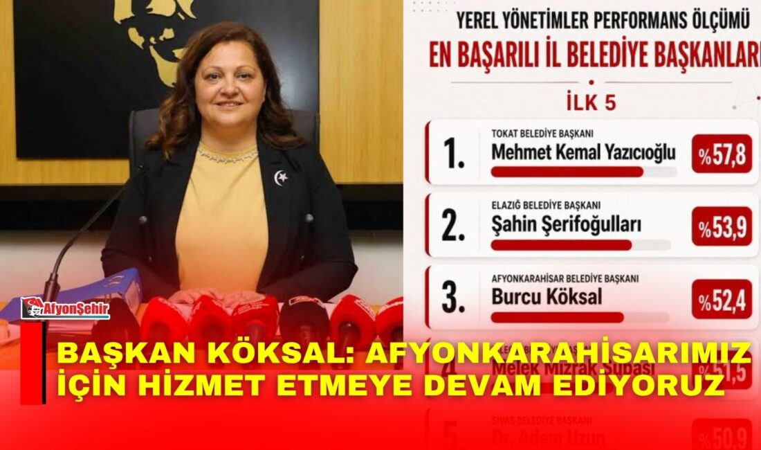 ORC Araştırma Şirketi tarafından gerçekleştirilen “Yerel Yönetimler Performans Ölçümü” anketinde