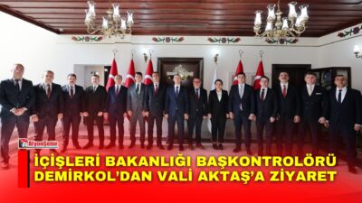 İçişleri Bakanlığı Başkontrolörü Ziyattin Demirkol ve beraberindeki heyet, Afyonkarahisar Valisi