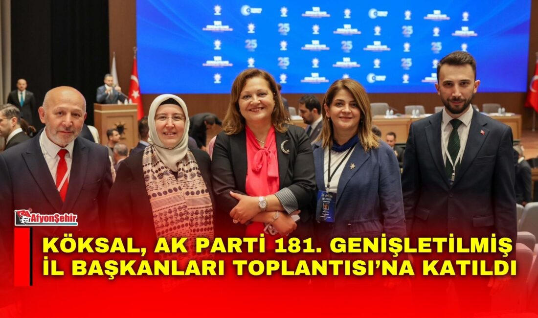 Afyonkarahisar Belediye Başkanı Burcu Köksal, Cumhurbaşkanı ve AK Parti Genel