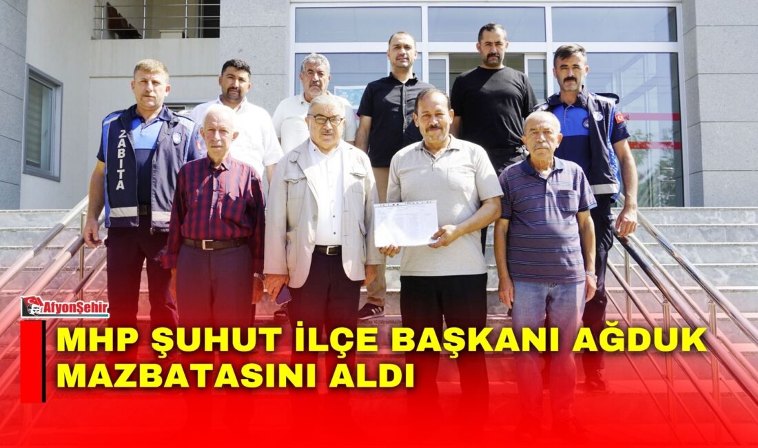 Milliyetçi Hareket Partisi (MHP) Şuhut İlçe Başkanlığı görevine seçilen Kürşat