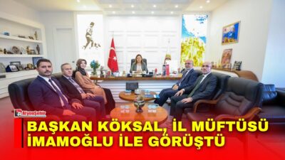 Afyonkarahisar Belediye Başkanı Burcu Köksal, İl Müftüsü Lütfü İmamoğlu ve