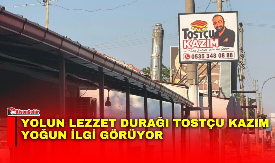 Afyonkarahisar'ın Emirdağ ilçesine bağlı Gömü beldesinde faaliyet gösteren Tostçu Kazım,
