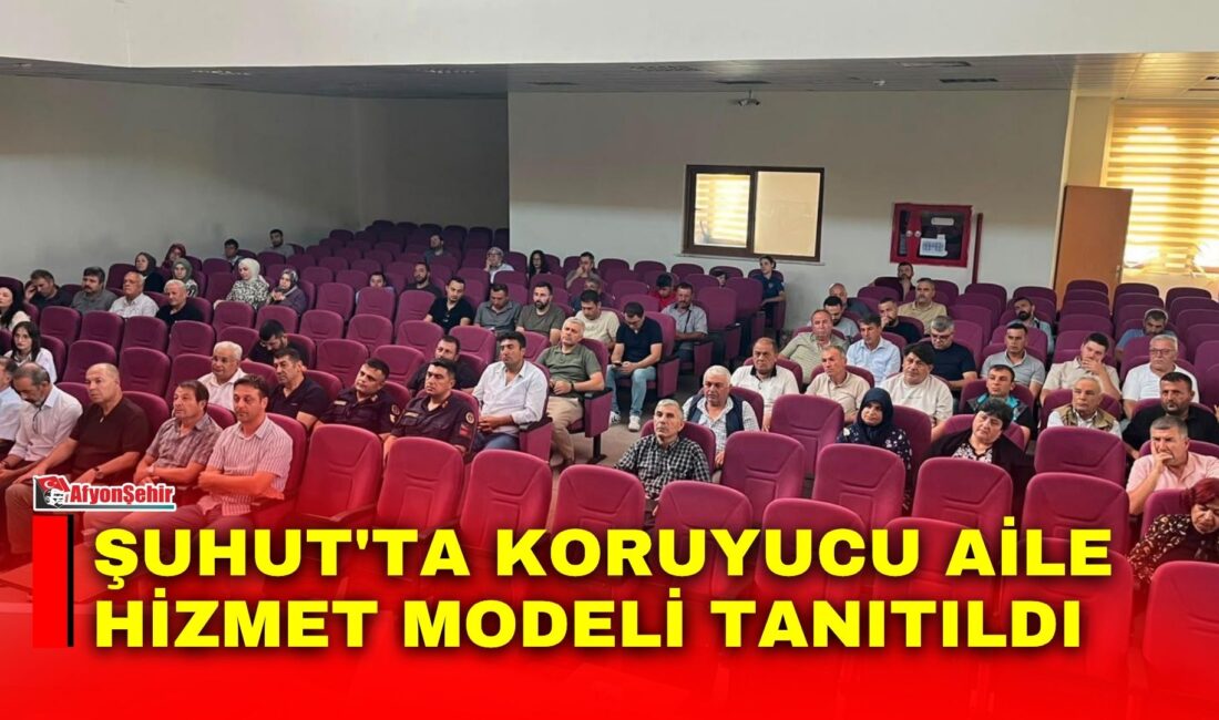 Afyonkarahisar Aile ve Sosyal Hizmetler İl Müdürlüğü tarafından, Şuhut ilçesinde