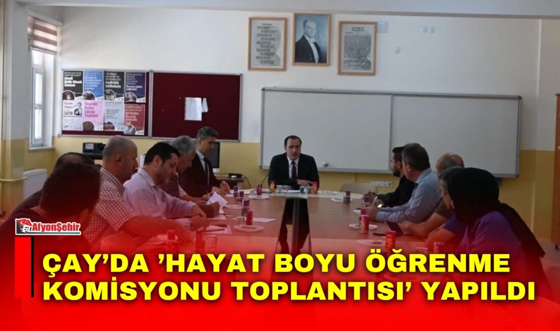 Afyonkarahisar’ın Çay ilçesinde, hayat boyu öğrenme faaliyetlerinin etkinliğini artırmak ve
