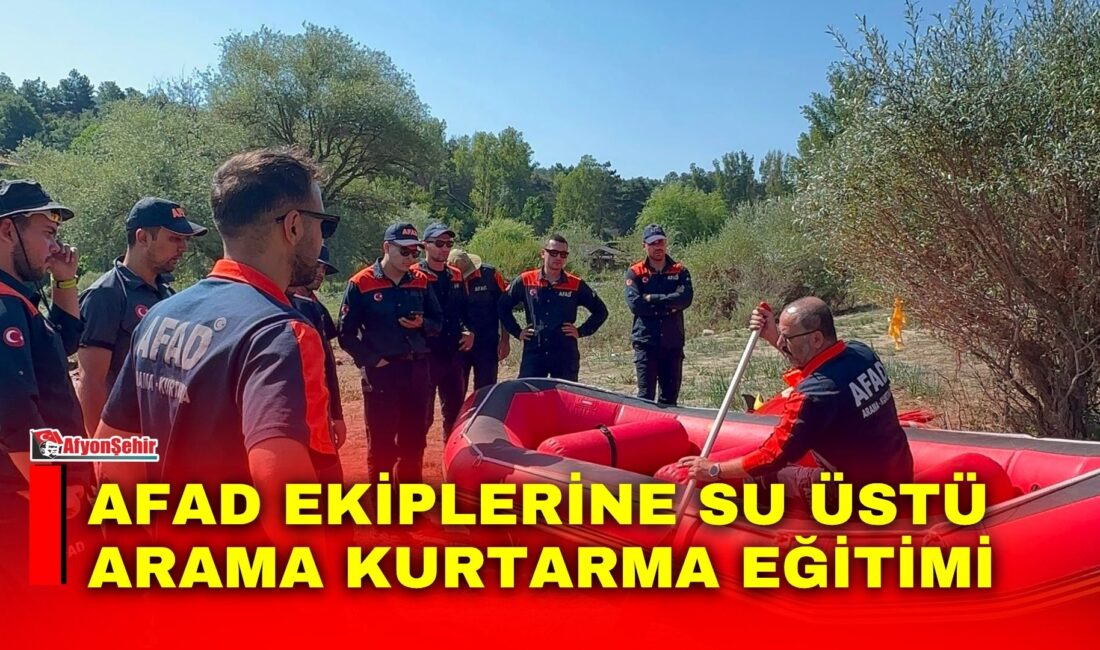 Afyonkarahisar İl Afet ve Acil Durum Müdürlüğü bünyesinde görev yapan