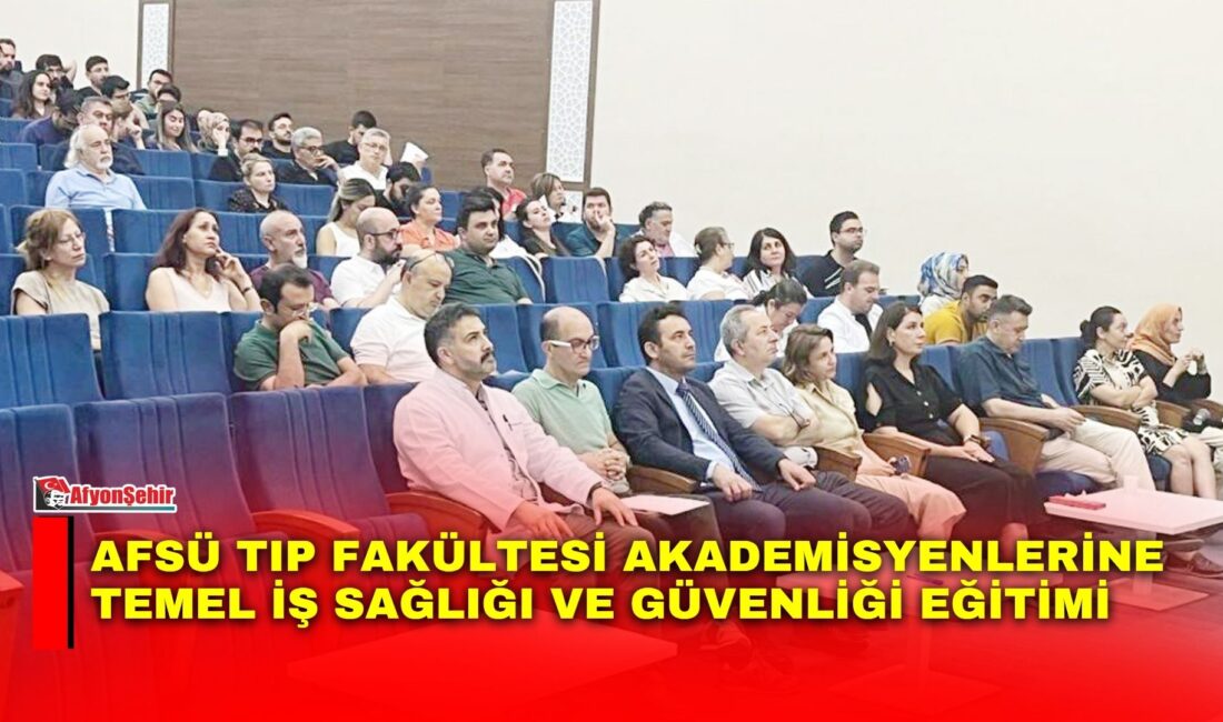 Afyonkarahisar Sağlık Bilimleri Üniversitesi (AFSÜ) Tıp Fakültesi akademik personeline yönelik
