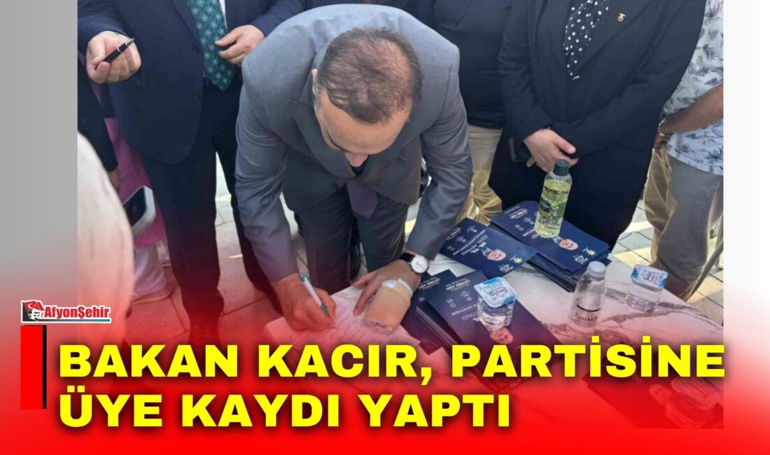 Sanayi ve Teknoloji Bakanı Mehmet Fatih Kacır, Afyonkarahisar’da AK Parti