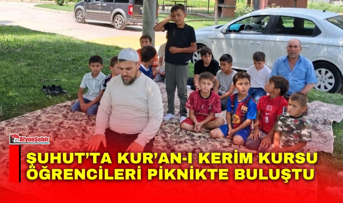 Afyonkarahisar’ın Şuhut ilçesine bağlı Aydın köyünde yaz dönemi Kur’an-ı Kerim