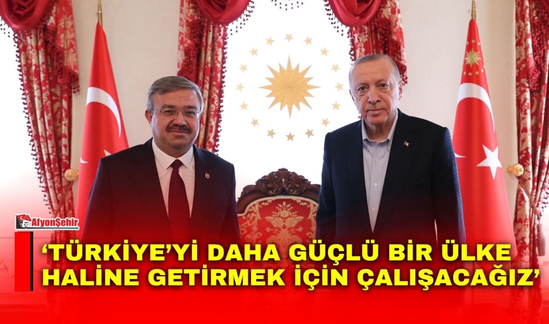AK Parti’nin 25. kuruluş yıl dönümü dolayısıyla mesaj yayımlayan Afyonkarahisar