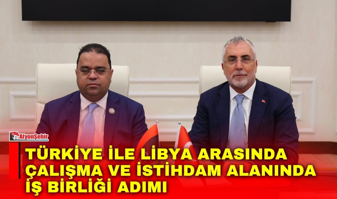 Çalışma ve Sosyal Güvenlik Bakanı Prof. Dr. Vedat Işıkhan, Libya
