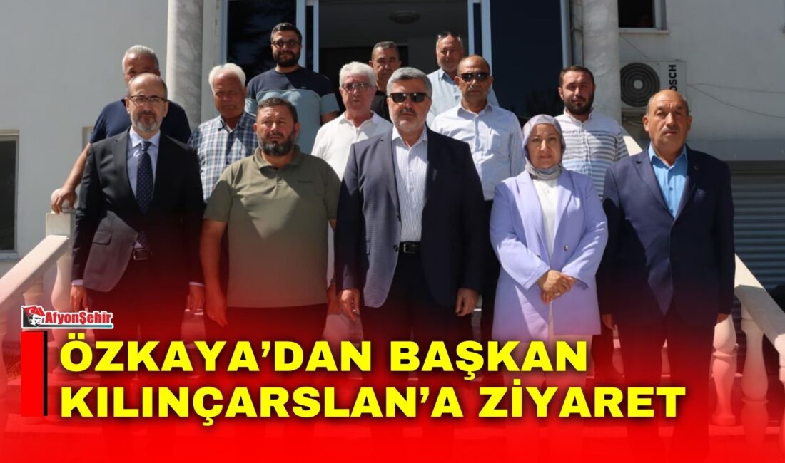 AK Parti Afyonkarahisar Milletvekili Ali Özkaya, İscehisar Belediye Başkanı Seyhan