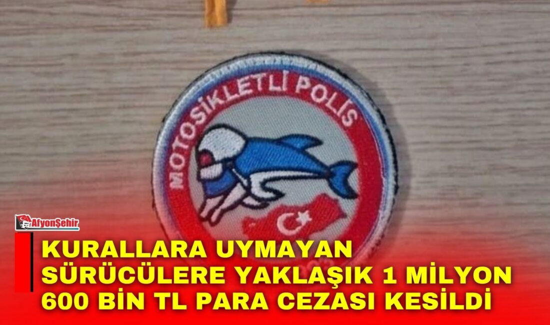 Afyonkarahisar İl Emniyet Müdürlüğü ekipleri tarafından kent genelinde gerçekleştirilen denetim
