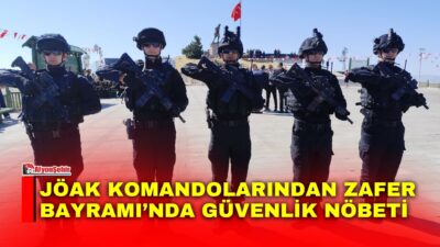 30 Ağustos Zafer Bayramı dolayısıyla görev başına geçen JÖAK komandoları,