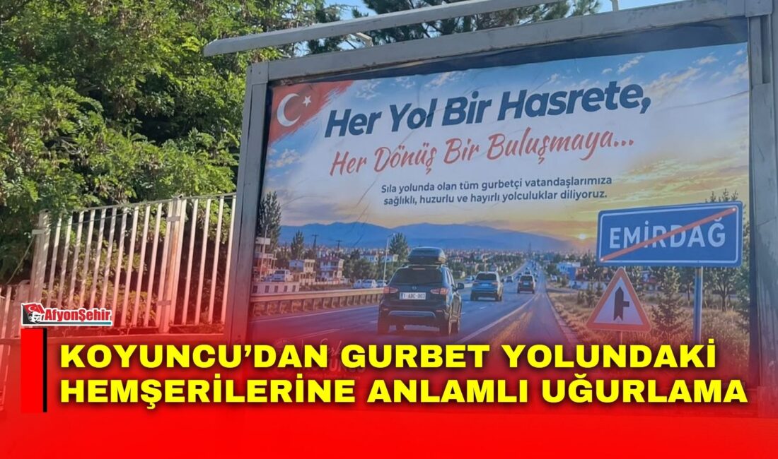 Yaz tatilini Emirdağ’da geçirdikten sonra yaşadıkları ülkelere dönmek üzere yola