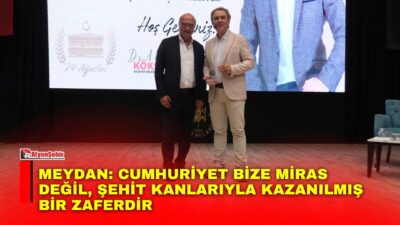 Akşehir’in Onur Günü etkinlikleri kapsamında düzenlenen söyleşi programında Tarihçi-Yazar Sinan