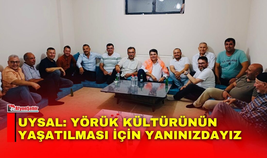 Demokrat Parti Genel Başkanı Gültekin Uysal, Karahisar Yörükler Derneği’ni ziyaret