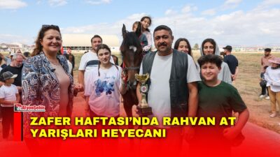 Büyük Taarruz ve Zafer Haftası’nın 104. yıl dönümü etkinlikleri kapsamında