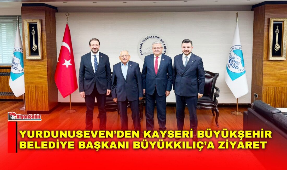 Yurdunuseven’den Kayseri Büyükşehir Belediye Başkanı Büyükkılıç’a ziyaret TBMM Başkanlık Divanı Katip Üyesi, AK Parti Afyon Milletvekili İbrahim