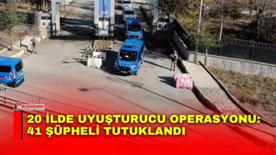Jandarma ekiplerince 20 ilde uyuşturucu madde satışı ve yasa dışı