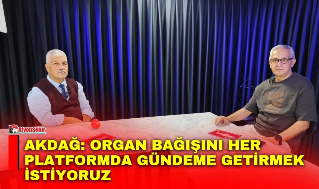 Afyonşehir’de Kemal Baykara ile Gündem Raporu programının konuğu olan Afyonkarahisar