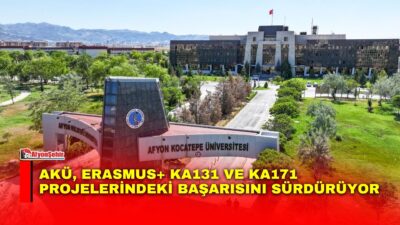 Afyon Kocatepe Üniversitesi (AKÜ), Türkiye Ulusal Ajansı tarafından açıklanan 2026