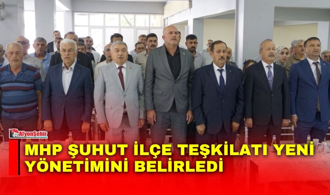 Milliyetçi Hareket Partisi (MHP) Afyonkarahisar Milletvekili Mehmet Taytak, Şuhut'ta düzenlenen