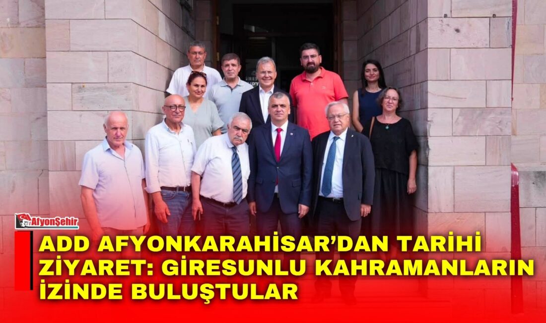 Atatürkçü Düşünce Derneği Afyonkarahisar Şube Başkanı Veli Cengiz ve Afyon