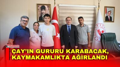 Çay Kaymakamı Hasan Hüsnü Türker, Çay Gençlik ve Spor Müdürü