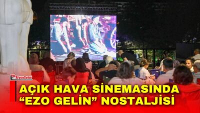 Afyonkarahisar Belediyesi tarafından düzenlenen Açık Hava Sinema Akşamı’nda Yeşilçam’ın unutulmaz