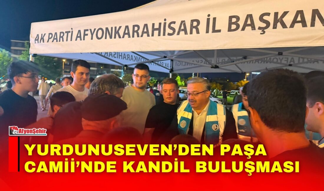 AK Parti Afyonkarahisar Milletvekili İbrahim Yurdunuseven, Mevlid Kandili dolayısıyla Paşa