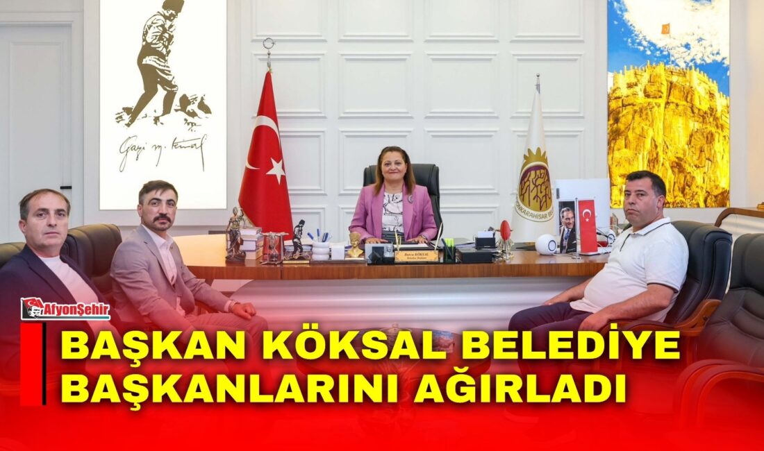 Afyonkarahisar Belediye Başkanı Burcu Köksal, Gazlıgöl Belediye Başkanı Mustafa Güngör
