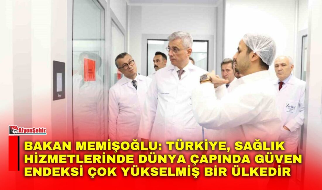 Sağlık Bakanı Kemal Memişoğu, Çerkezköy Organize Sanayi Bölgesi’nde sağlık ürünleri